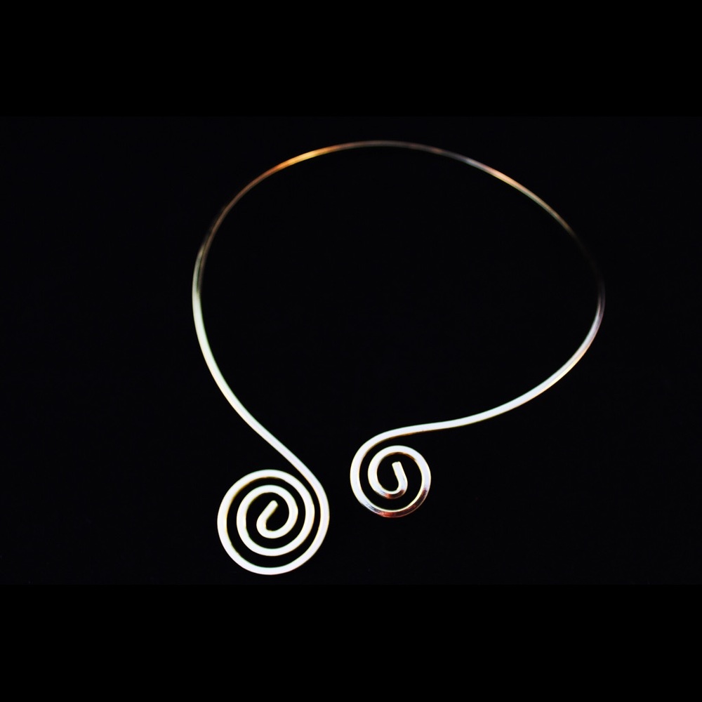 Double Spiral necklace